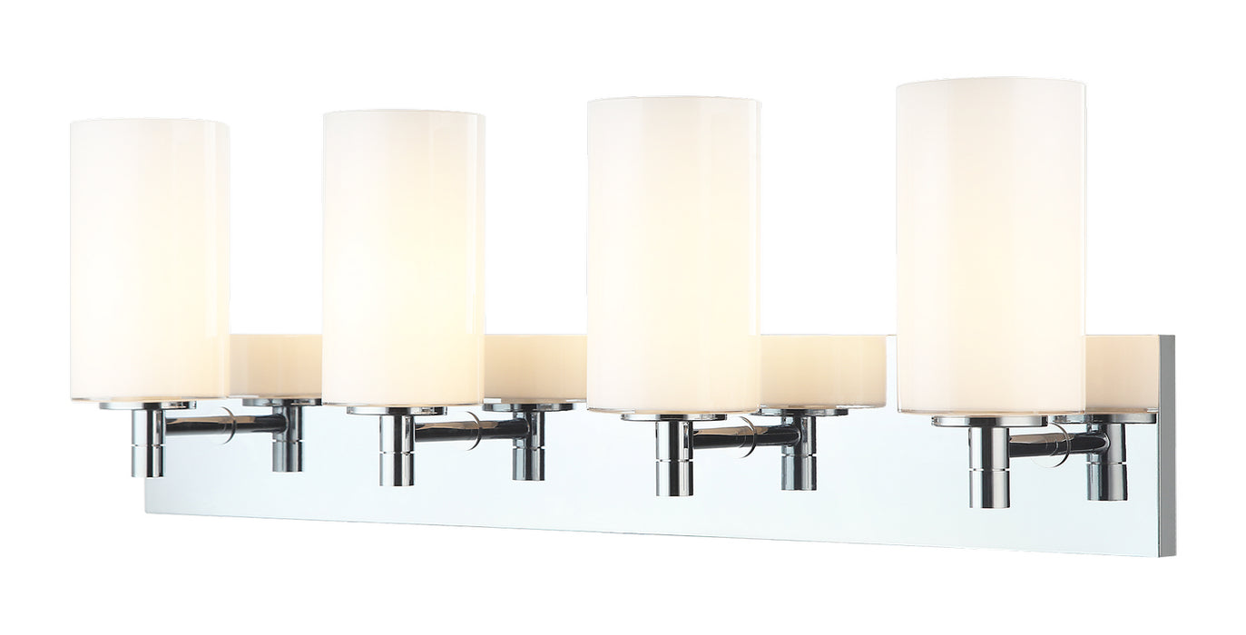 Matteo Lighting S04904CHOP Four Light Wall Sconce, Chrome