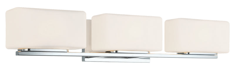 Matteo Lighting S10803CH Three Light Wall Sconce, Chrome