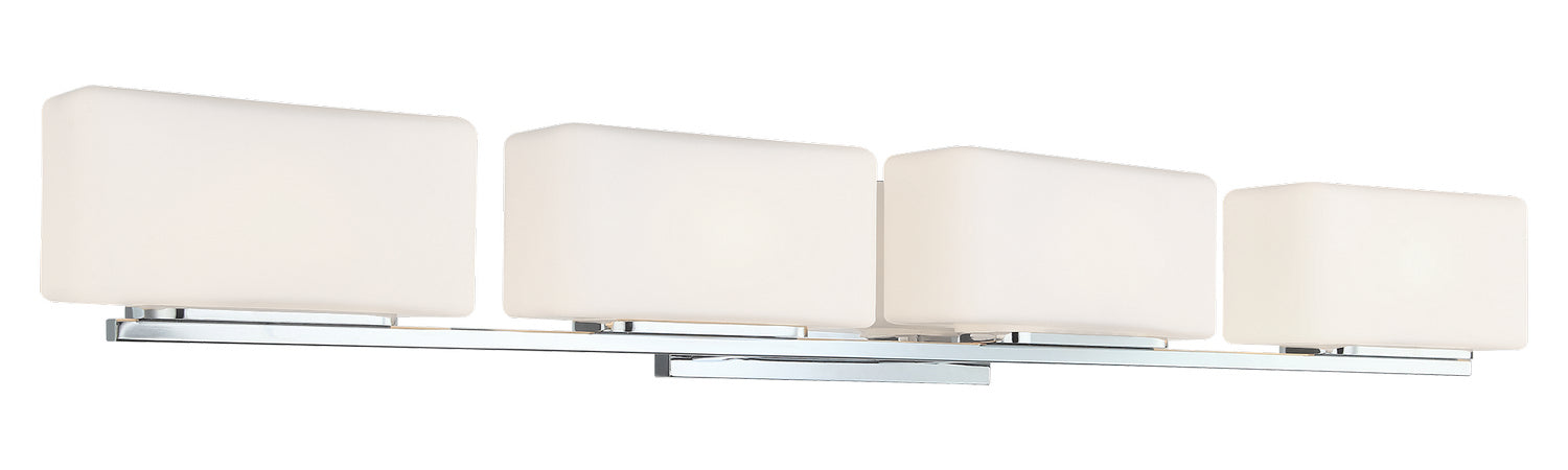 Matteo Lighting S10804CH Four Light Wall Sconce, Chrome