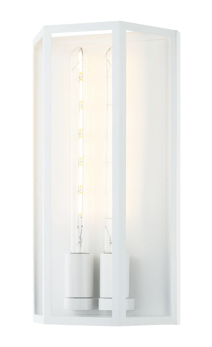 Matteo Lighting W64502WH Two Light Wall Sconce, White