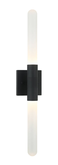Matteo Lighting W65802MB LED Wall Sconce, Matte Black