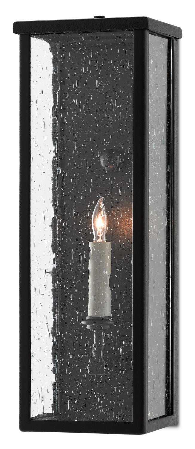 Currey and Company 5500-0037 One Light Wall Sconce, Midnight