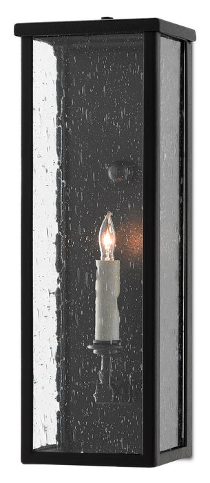 Currey and Company 5500-0037 One Light Wall Sconce, Midnight