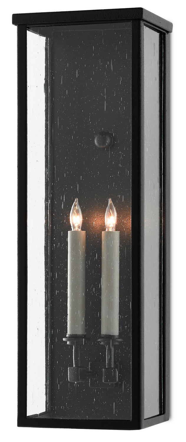 Currey and Company 5500-0038 Two Light Wall Sconce, Midnight