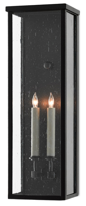 Currey and Company 5500-0038 Two Light Wall Sconce, Midnight