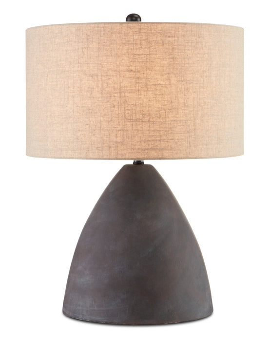 Currey and Company 6000-0711 One Light Table Lamp, Antique Black