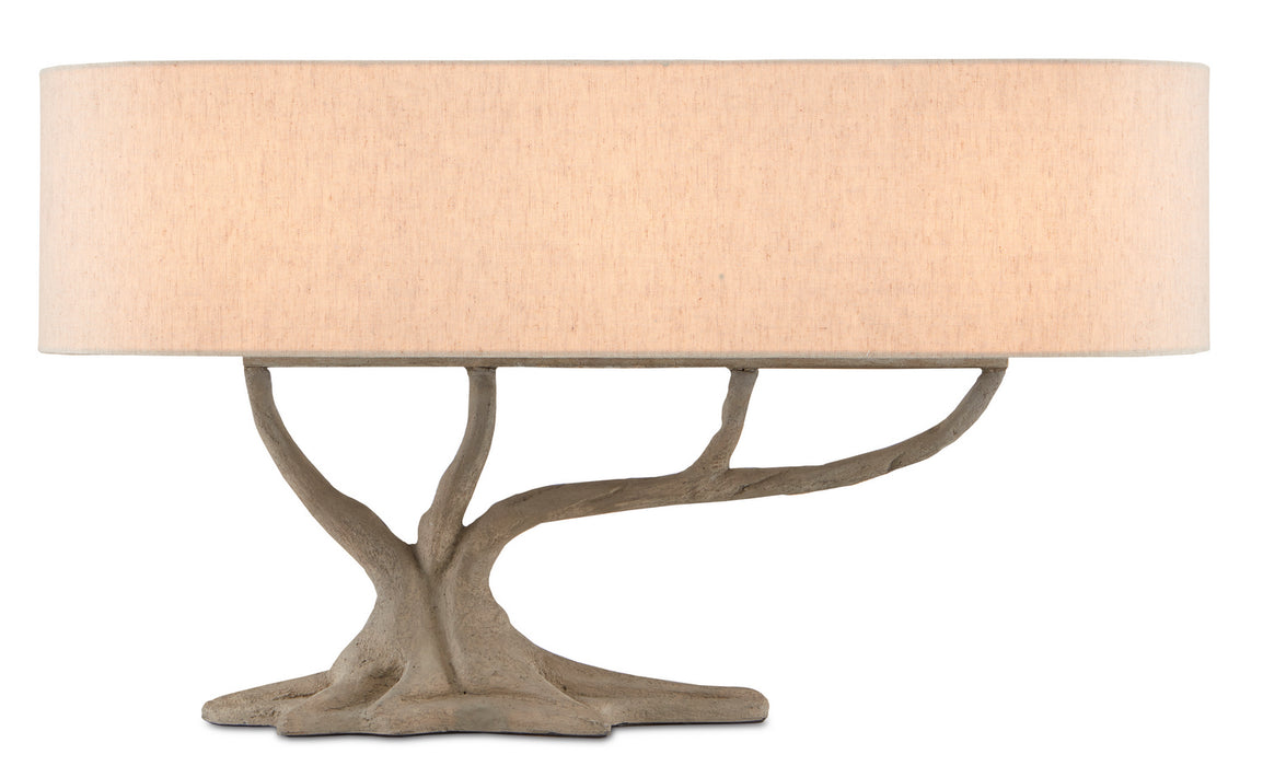 Currey and Company 6000-0755 Three Light Table Lamp, Concrete