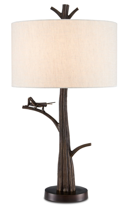 Currey and Company 6000-0774 One Light Table Lamp, Bronze