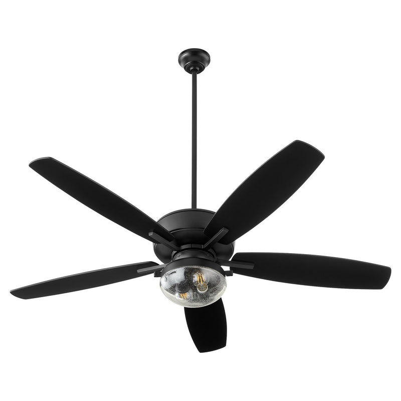 Quorum 170525-59 52" Ceiling Fan, Matte Black
