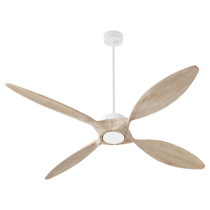 Quorum 28664-8 66" Ceiling Fan, Studio White