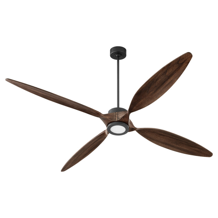 Quorum 28804-59 80" Ceiling Fan, Matte Black