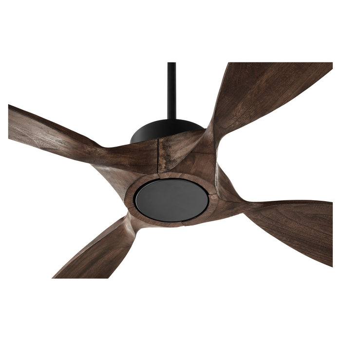 Quorum 28804-59 80" Ceiling Fan, Matte Black