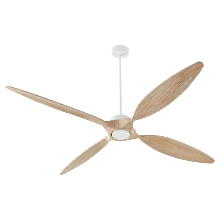 Quorum 28804-8 80" Ceiling Fan, Studio White
