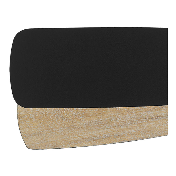 Quorum 6055941179 Fan Blades, Matte Black / Weathered Oak