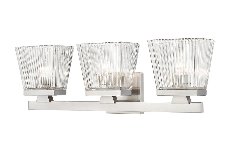 Z-Lite 1936-3V-BN Three Light Vanity, Brushed Nickel