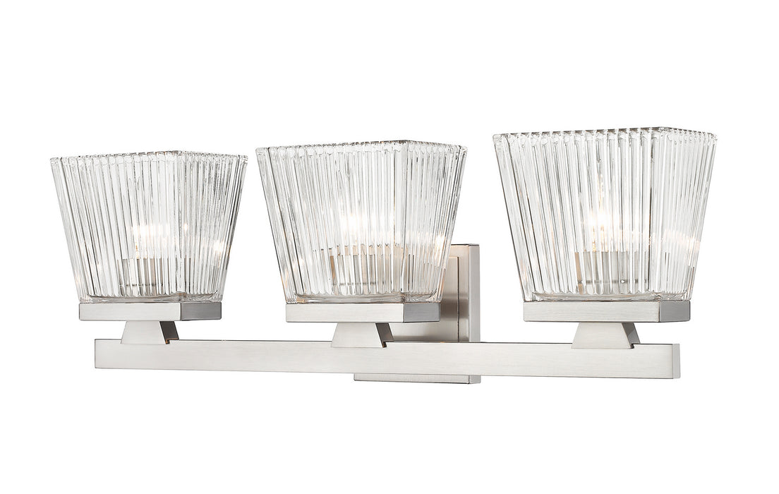 Z-Lite 1936-3V-BN Three Light Vanity, Brushed Nickel