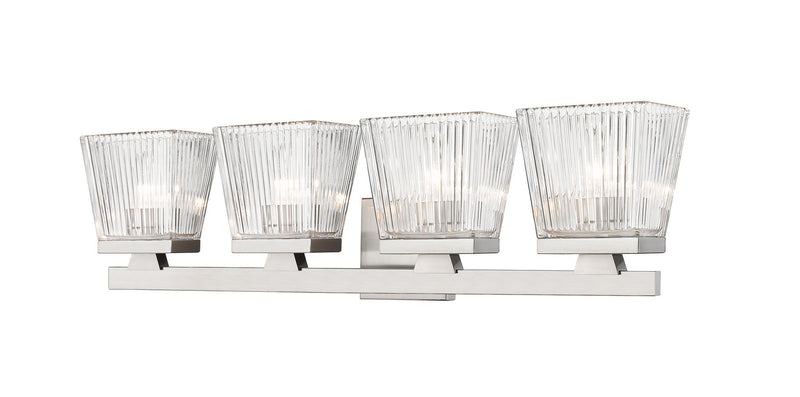 Z-Lite 1936-4V-BN Four Light Vanity, Brushed Nickel