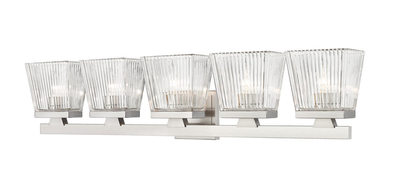 Z-Lite 1936-5V-BN Five Light Vanity, Brushed Nickel