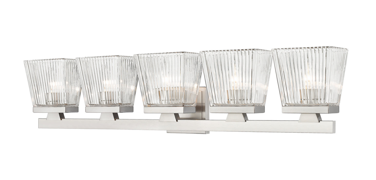 Z-Lite 1936-5V-BN Five Light Vanity, Brushed Nickel