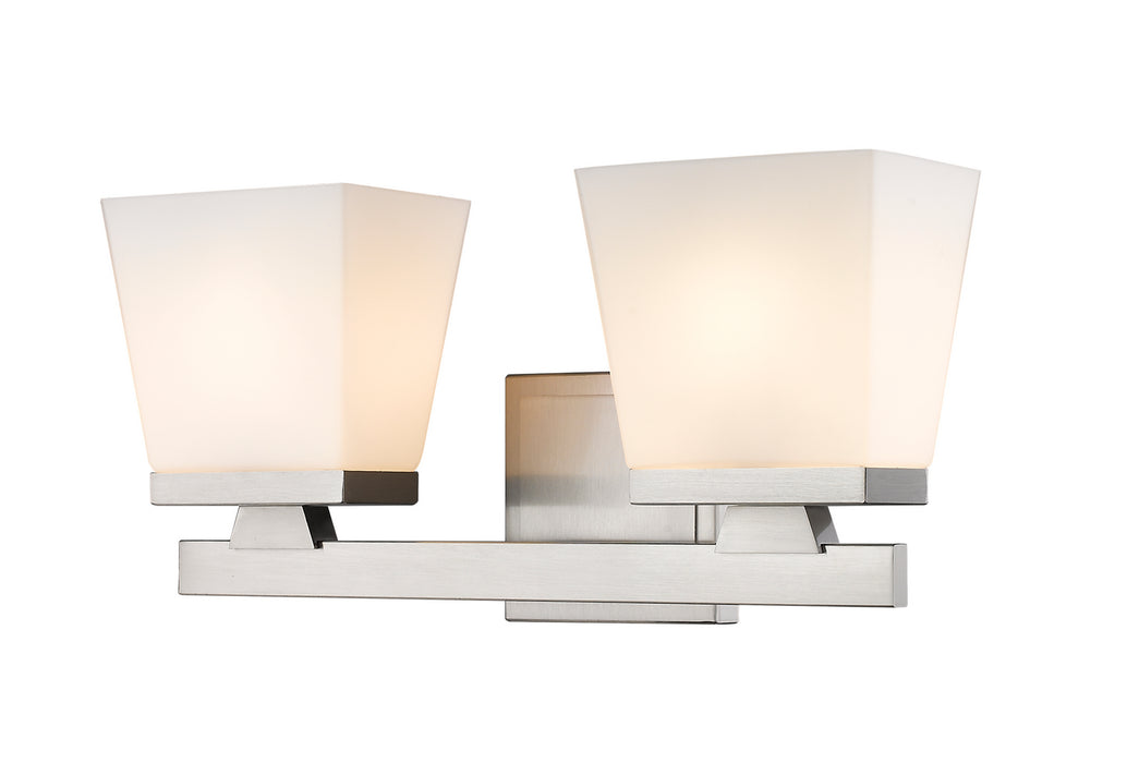 Z-Lite 1937-2V-BN Two Light Vanity, Brushed Nickel