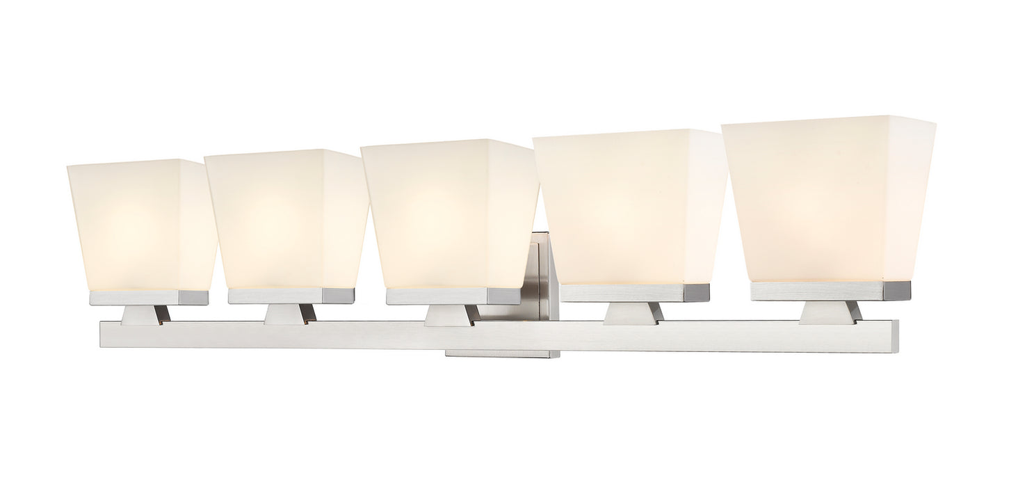 Z-Lite 1937-5V-BN Five Light Vanity, Brushed Nickel