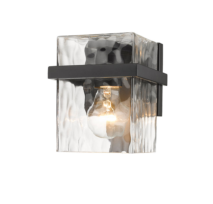 Z-Lite 1938-1S-MB One Light Wall Sconce, Matte Black