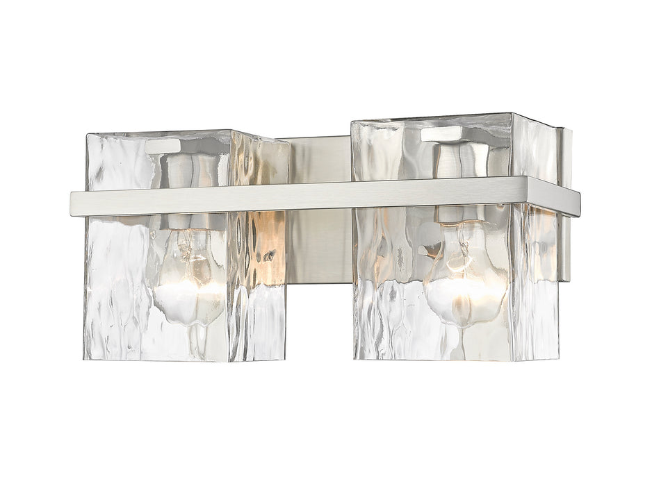 Z-Lite 1938-2V-BN Two Light Vanity, Brushed Nickel