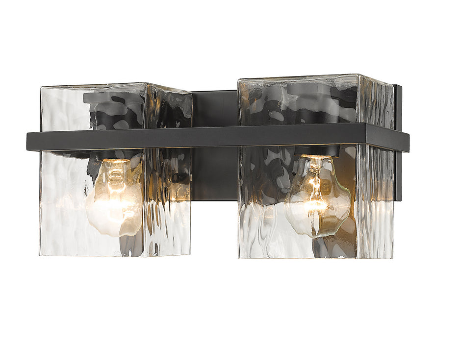 Z-Lite 1938-2V-MB Two Light Vanity, Matte Black