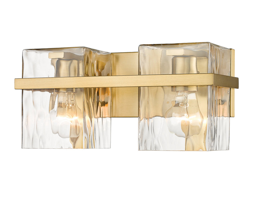 Z-Lite 1938-2V-MGLD Two Light Vanity, Modern Gold