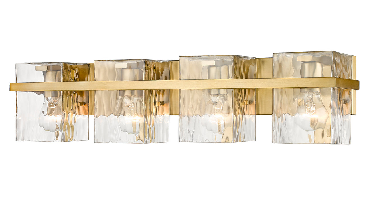 Z-Lite 1938-4V-MGLD Four Light Vanity, Modern Gold