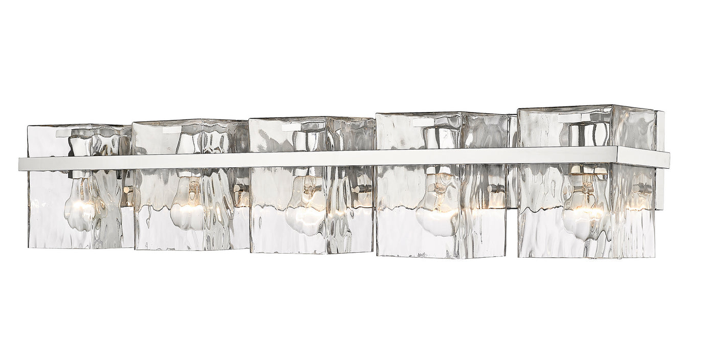 Z-Lite 1938-5V-CH Five Light Vanity, Chrome