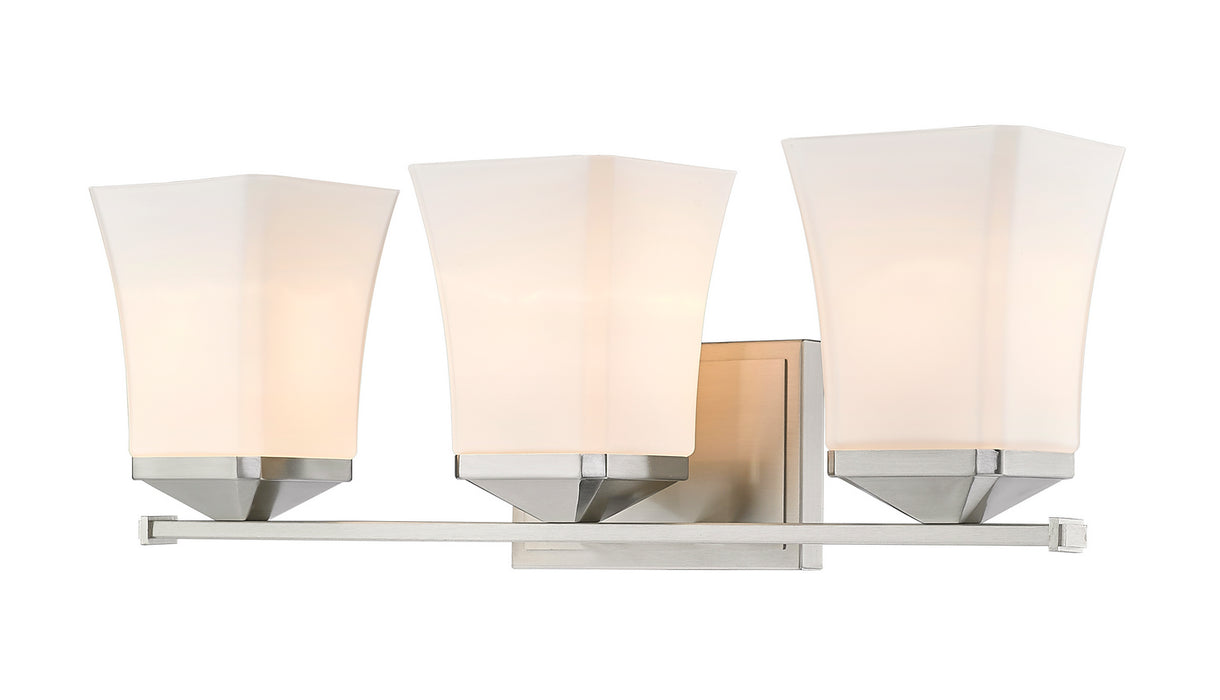 Z-Lite 1939-3V-BN Three Light Vanity, Brushed Nickel