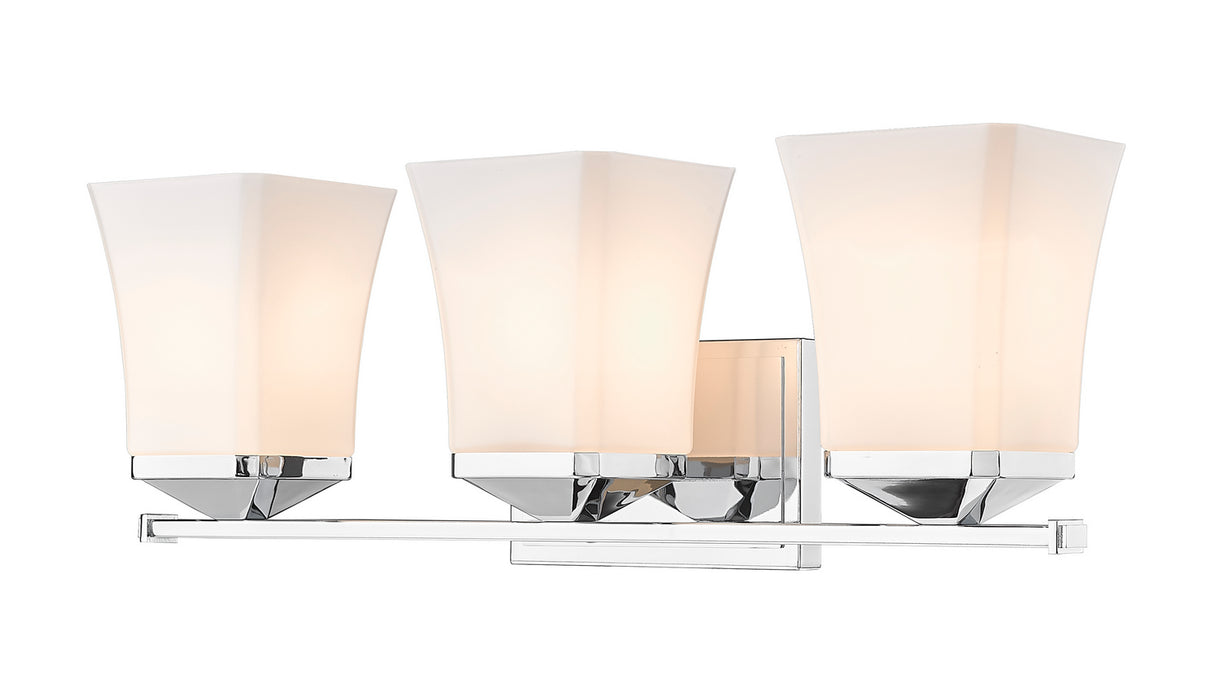 Z-Lite 1939-3V-CH Three Light Vanity, Chrome