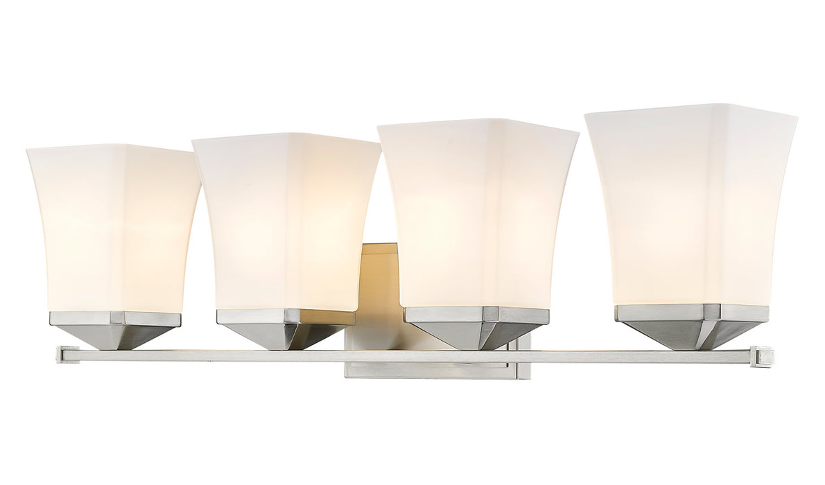 Z-Lite 1939-4V-BN Four Light Vanity, Brushed Nickel