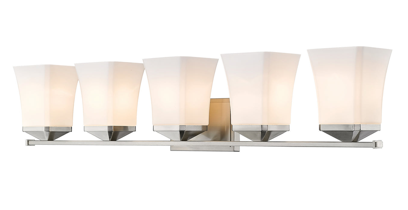 Z-Lite 1939-5V-BN Five Light Vanity, Brushed Nickel