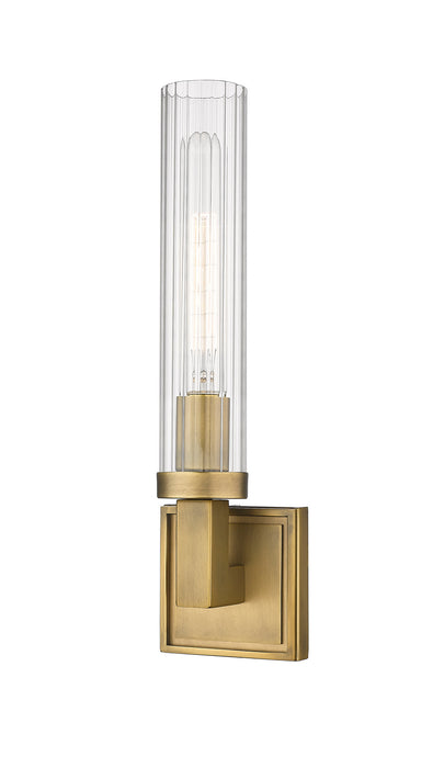 Z-Lite 3031-1S-RB One Light Wall Sconce, Rubbed Brass
