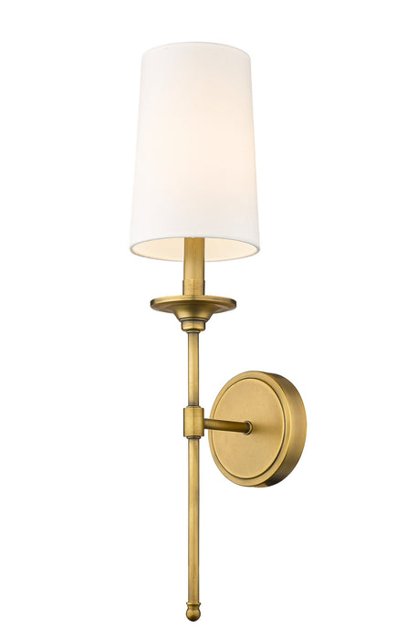 Z-Lite 3033-1S-RB One Light Wall Sconce, Rubbed Brass