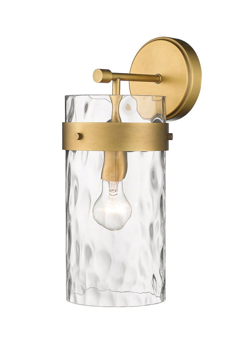Z-Lite 3035-1SL-RB One Light Wall Sconce, Rubbed Brass