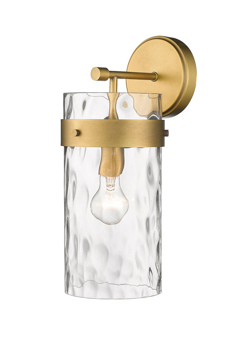Z-Lite 3035-1SL-RB One Light Wall Sconce, Rubbed Brass