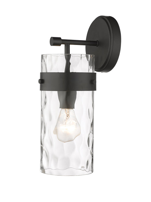 Z-Lite 3035-1SS-MB One Light Wall Sconce, Matte Black