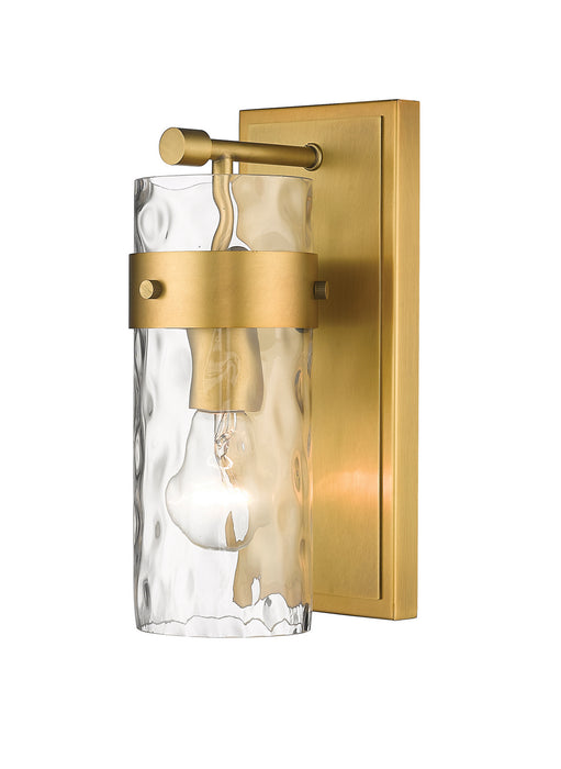Z-Lite 3035-1V-RB One Light Wall Sconce, Rubbed Brass