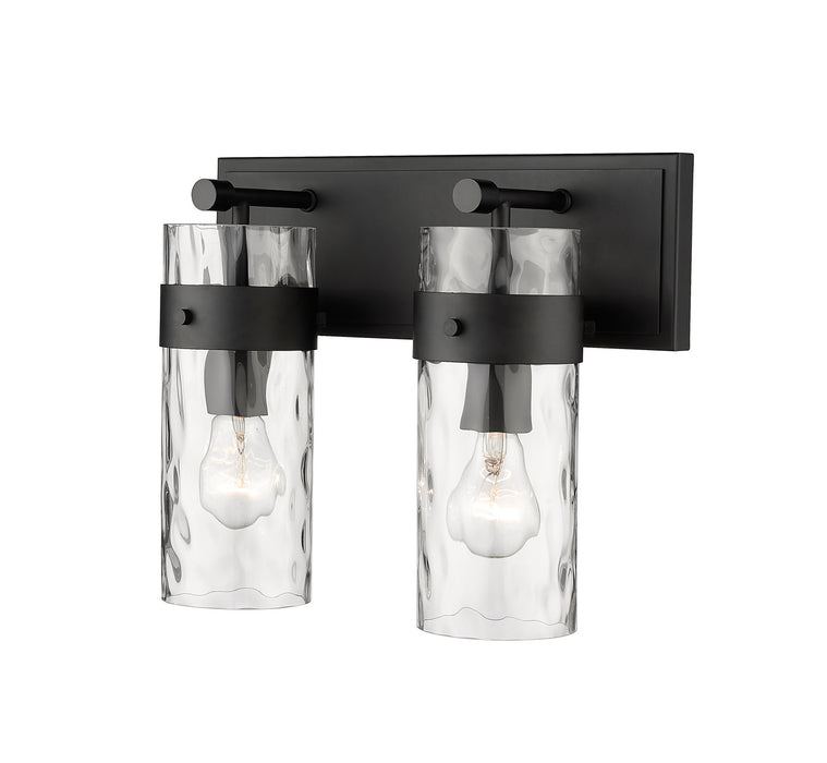 Z-Lite 3035-2V-MB Two Light Vanity, Matte Black