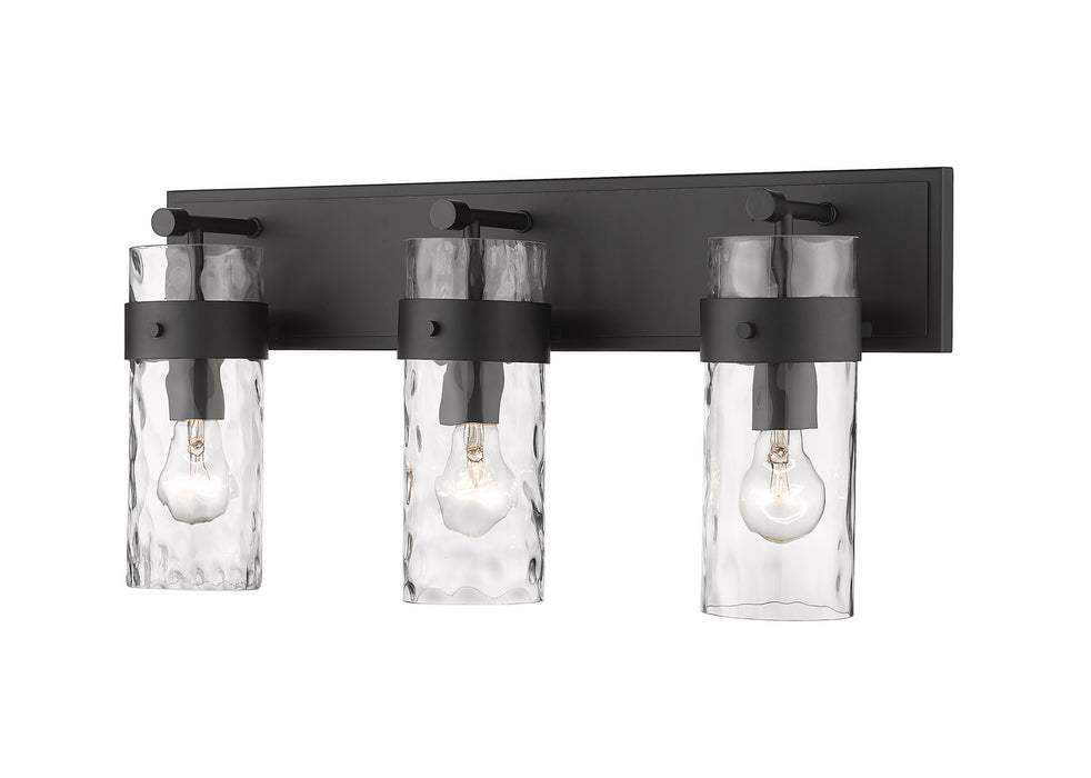 Z-Lite 3035-3V-MB Three Light Vanity, Matte Black