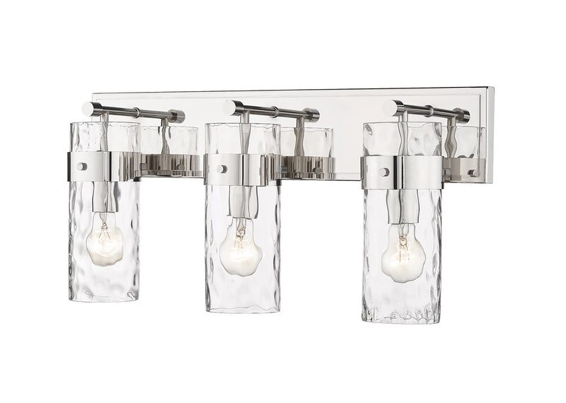 Z-Lite 3035-3V-PN Three Light Vanity, Polished Nickel