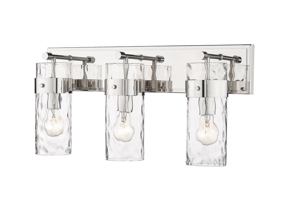 Z-Lite 3035-3V-PN Three Light Vanity, Polished Nickel