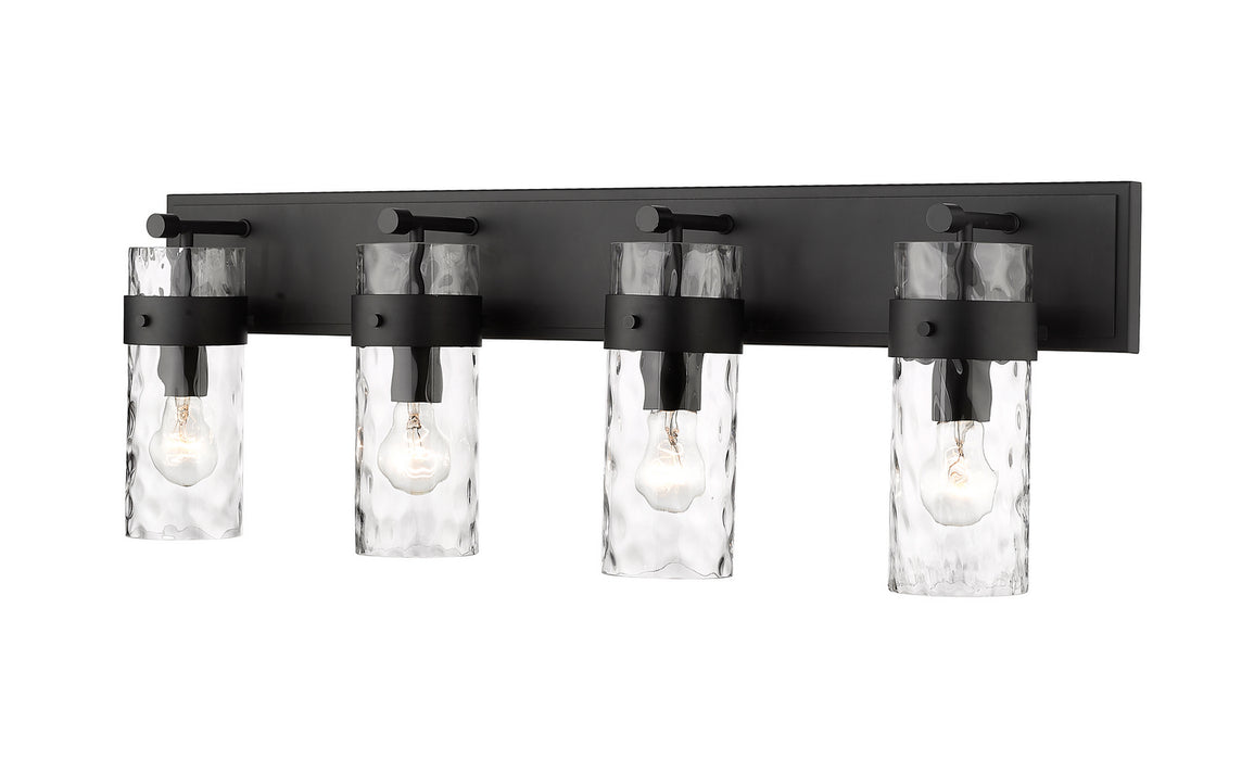 Z-Lite 3035-4V-MB Four Light Vanity, Matte Black