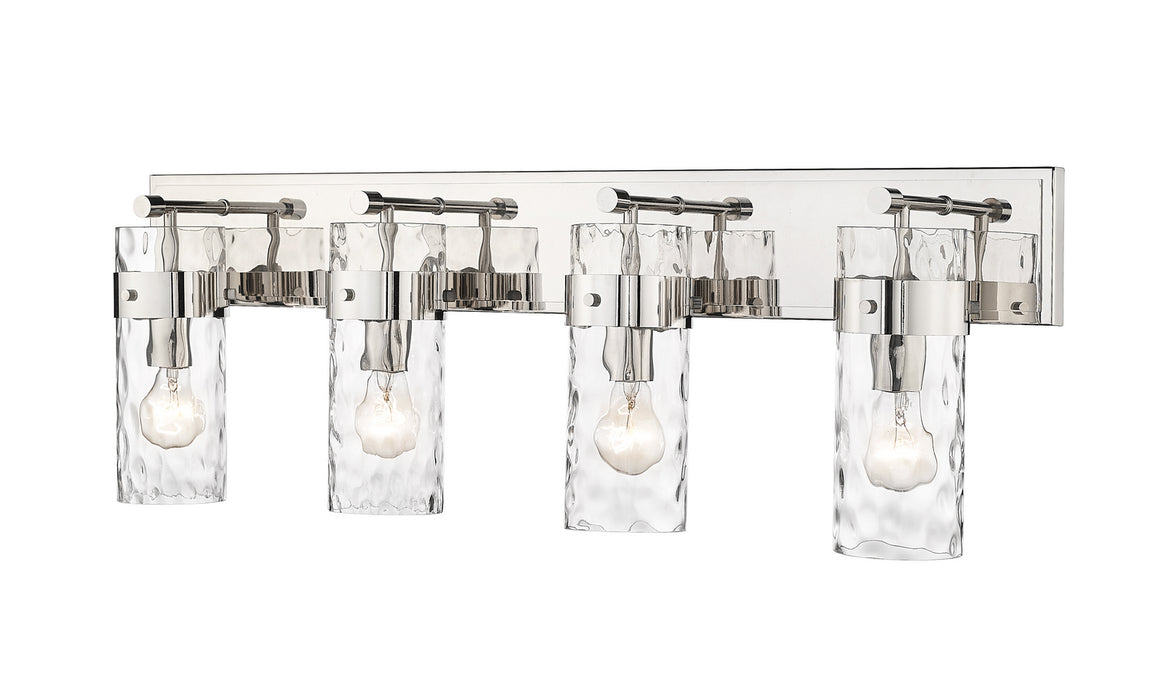 Z-Lite 3035-4V-PN Four Light Vanity, Polished Nickel