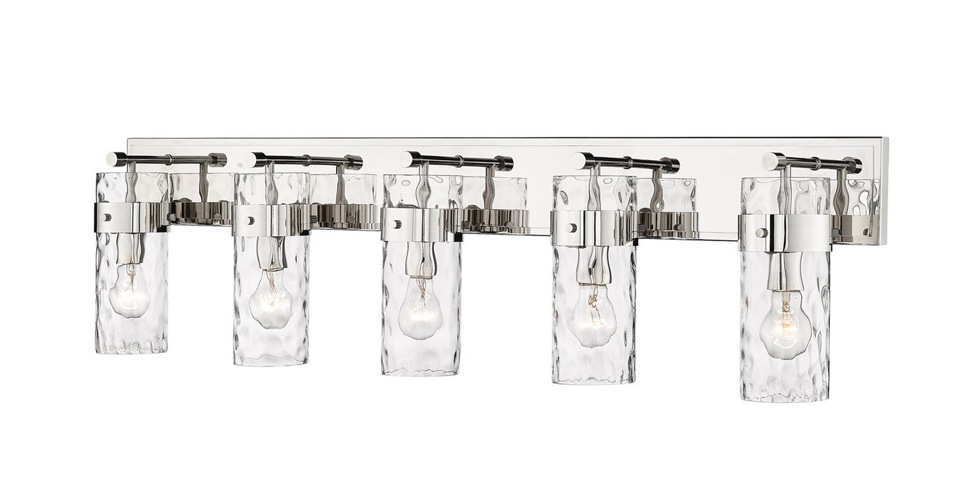 Z-Lite 3035-5V-PN Five Light Vanity, Polished Nickel