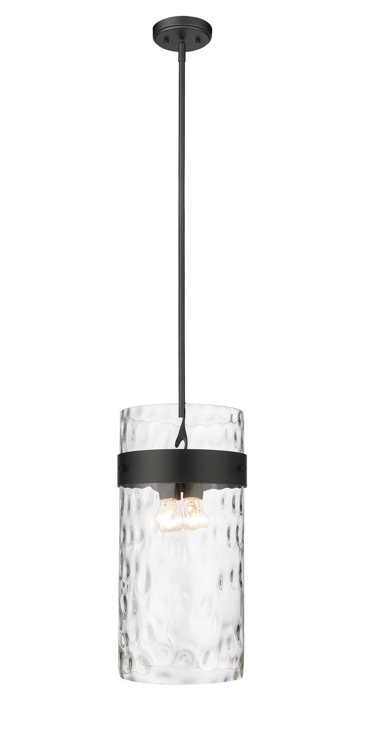 Z-Lite 3035P12-MB Four Light Pendant, Matte Black
