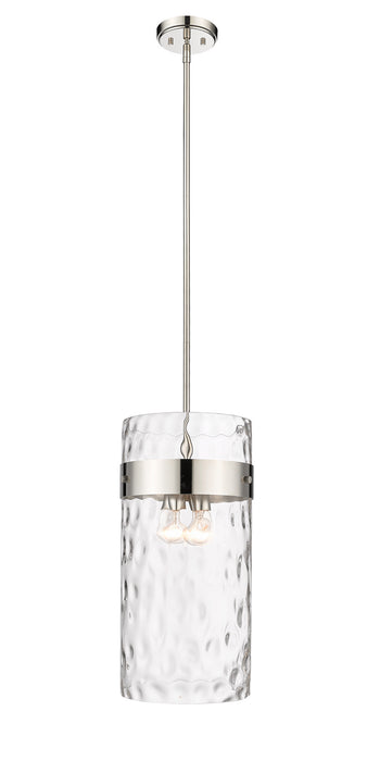 Z-Lite 3035P12-PN Four Light Pendant, Polished Nickel